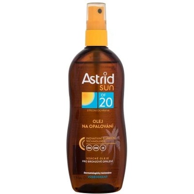 Astrid Sun Spray Oil SPF20 водоустойчиво слънцезащитно масло със спрей 200 ml