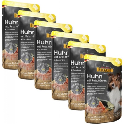 Belcando kuřecí s rýží mrkví a cuketou 6 x 125 g