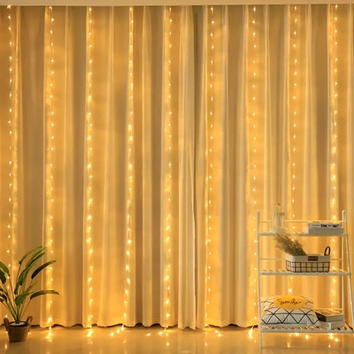 300 led Завеса 3 х 3 м. 220v, топло бяло К15