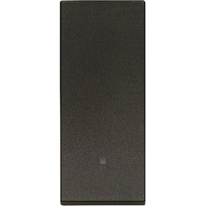 Vimar 30012. G In-line Кръстат ключ Linea, 1P 250 V~ 10 AX 1М, опц. подсветка, Black, (VM30012.G)