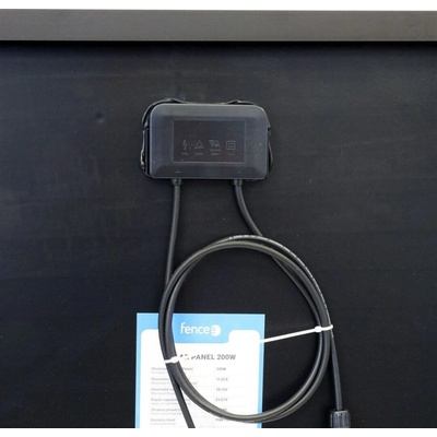 VNT electronics s.r.o. Premium sada solární ohradník - Kompletní bezpečnostní schránka + 15J RF chytrý zdroj, panel 200W