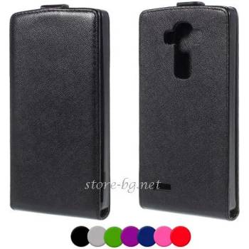 Image 1 of LG g4 Флип Кожен Калъф + Скрийн Протектор