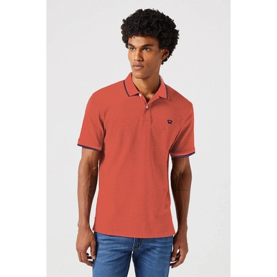 Wrangler Polo Shirt 112352857 tehlové
