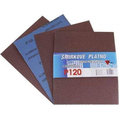 Smirkové plátno 230x280mm P120 10ks Levior