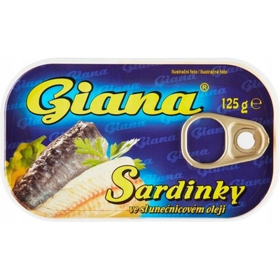 Giana Sardinky ve slunečnicovém oleji, 125 g