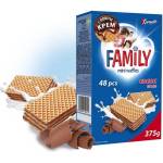 FAMILY МИНИ ВАФЛИ family КРЕМ КАКАО 375г