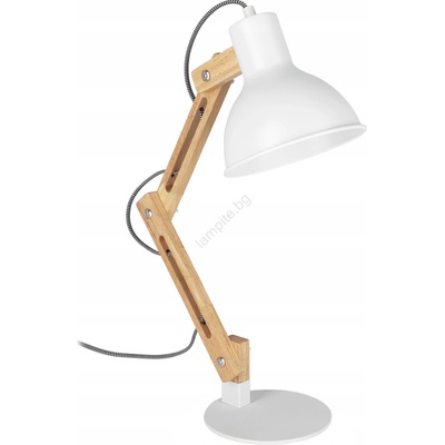 SmartLED Настолна лампа 1xE27/40W/230V бяла (SD0064)