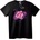 NOONEBRAND Тениска Космическа Любовна Прегръдка - 2XL, Black