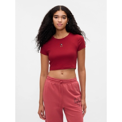 GAP Crop top Gap & Disney červená