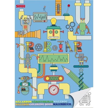 Sense Книжка за оцветяване Sense - Роботи (12189)