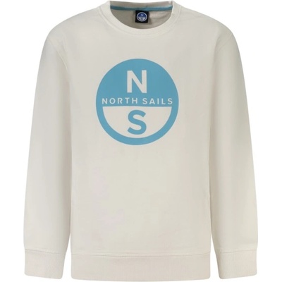 North sails Детски суичър с цип north sails, Размер 12a, Цвят Бял (792093000_bi0101)