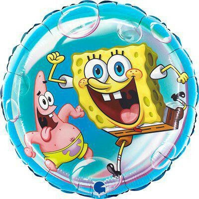 GRABO Kruh SpongeBob 18"46 cm fóliový balónik nafukovací