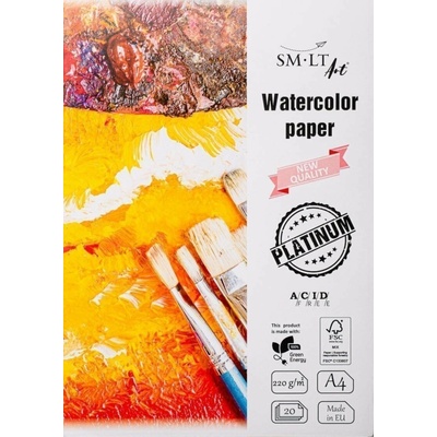 SMLT Art Blok PLATINUM akvarel A4 - 20 listů