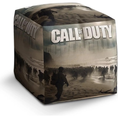 Sablio Taburet Kostka Call of Duty Normandie: 40x40x40 cm