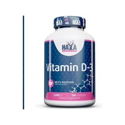 Haya Labs Витамин d-3 / 1000 iu, 100 меки таблетки, 235