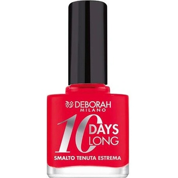 Deborah Milano Milano 10 Days Long Лак за нокти EN870 Coral Red 11 мл