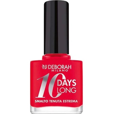 Deborah Milano Milano 10 Days Long Лак за нокти EN870 Coral Red 11 мл