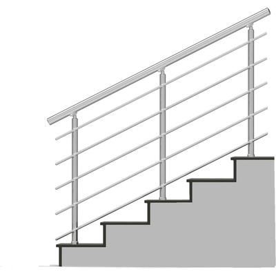 HK Zábradlí na schody B3HS-2 HLINIK silver