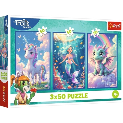 Treflíci Farebný svet 3x50 dielov