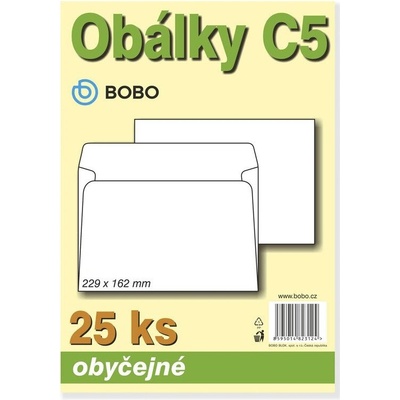 Obálky C5 obyčejné (bal.25ks)