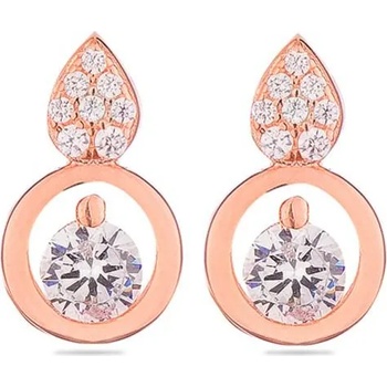 Image 1 of Swan Обици от розово злато END782E Swan