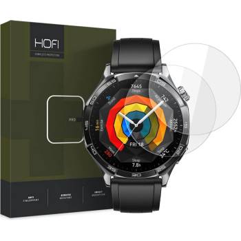 Hofi 2 броя стъклени протектори FULL GLUE за Huawei Watch GT 5 (46mm) от Hofi Glass Pro+ 2-Pack - Прозрачни (5906302371150)