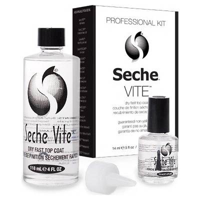 Seche Vite Top Coat, sada 118 ml + 14 ml