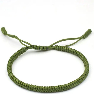 BudNej tibetský náramek pro štěstí zelený MN1912