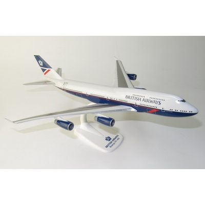 PPC Holland Boeing B747-436 British Airways Landor 1984-1997 retro Named City of Swansea Snap-Fit 1:250