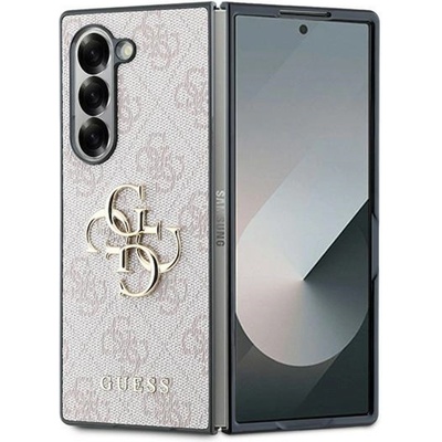 GUESS Гръб Guess PU 4G Metal Logo Case за Samsung Galaxy Z Fold 6 - Розов