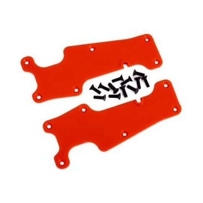 Traxxas преден капак на рамо червен (ляв и десен)