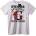 NOONEBRAND Тениска Стефан Магия и рози - 5XL, White