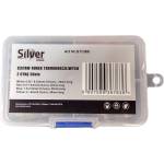SILVER Термосвиваеми шлаухи с калай 50 бр. запояващи връзки ip67 67443 (s11366)
