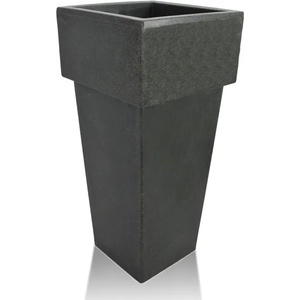 Serinova SERINOVA-Кашпа 53x53xh97cm 36L АНТРАЦИТ (PK099) (0150357)