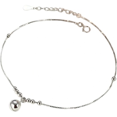 Silenti Jewelry Сребърна гривна за крак "Благодетелност