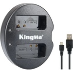 KingMa Зарядно за батерия BLX-1 USB Dual за Olympus OM-1 OM-5 Зарядно за батерии