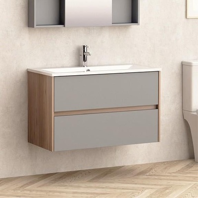 Inter Ceramic Конзолен PVC шкаф ICP 9055MG, Inter Ceramic, 90x45x55см (9055MG)