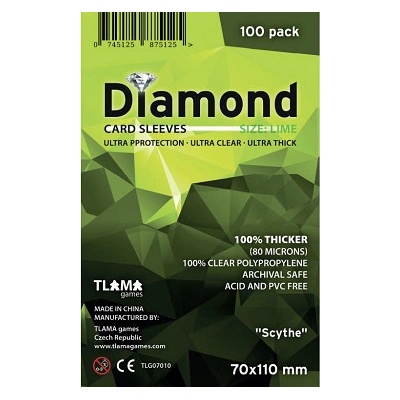Tlama games Obaly na karty Diamond Lime Scythe