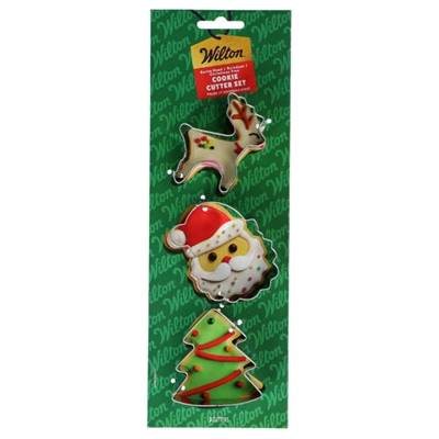 Vykrajovačka – Santa, sob a stromček, sada 3 ks
