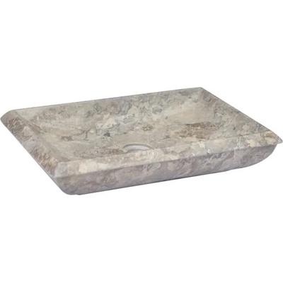 vidaXL 50x35x10 cm grey marble (149164)