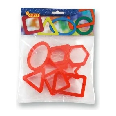 JOVI - Комплект формички за пластилин - Геометрични фигури - 8 броя (J21)