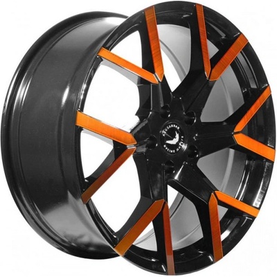 BARRACUDA TZUNAMEE EVO 9x20 5x114,3 ET40 black gloss flashorange
