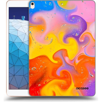 Picasee silikónový prehľadný obal Apple iPad Air 10.5 2019 3.generace Bubbles