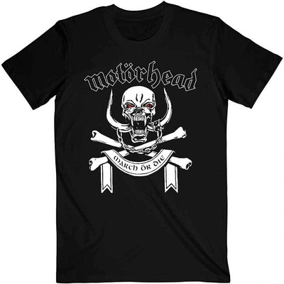 Motörhead March or Die Lyrics (Back Print) Black M Риза (<![CDATA[MHEADTEE69MB02]]>)