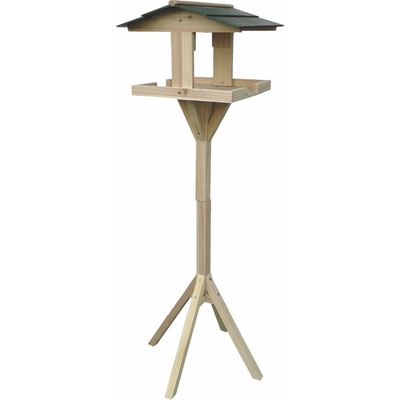 Chomik Krmítko pro ptáky dřevěné na stojánu 116 x 30 x 30 cm 7915