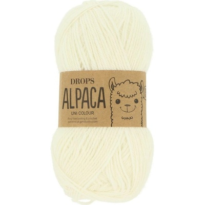 Drops Alpaca UNI 1101 biela
