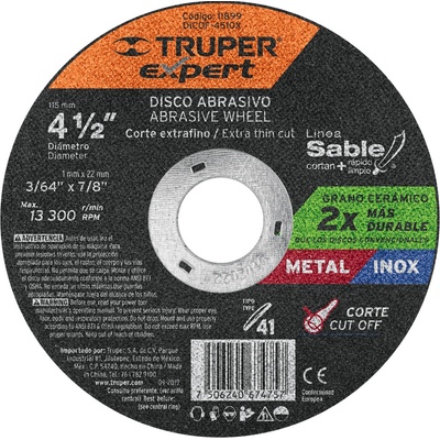 Truper eXpert Rezný kotúč 115 mm 11899