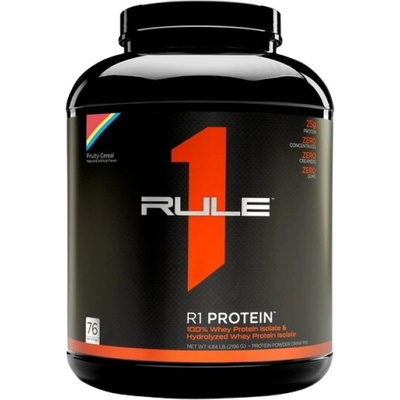 Rule 1 R1 Protein | 100% Whey Isolate & Whey Hydrolysate [2196-2280 грама] Fruity Cereal