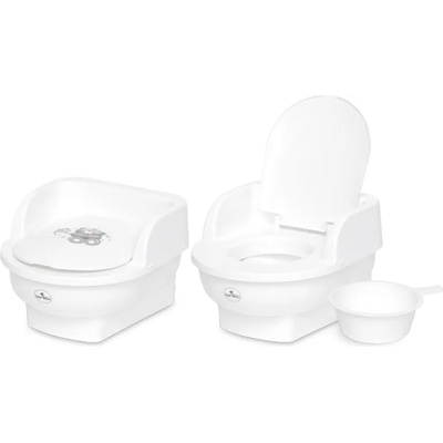 Lorelli Classic ГЪРНЕ ТРОН СГЛОБЕНО bear white (10130910092)