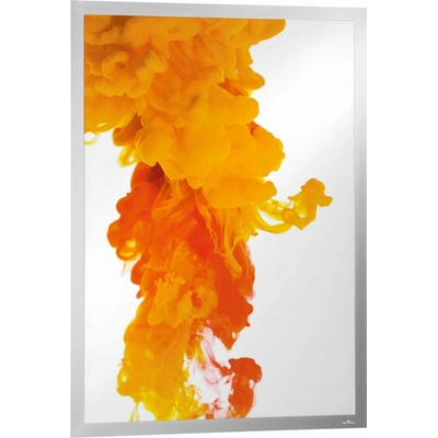 DURABLE Samolepiaci Duraframe Poster A1, strieborný